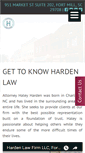 Mobile Screenshot of harden-law.com